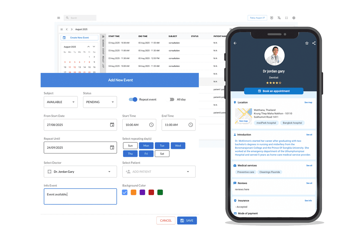 Medibook - จัดตารางนัดหมายทางการแพทย์