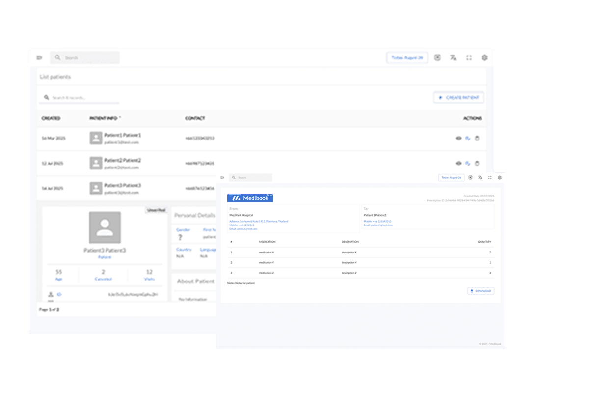 การพัฒนาฐานผู้ป่วยทางการแพทย์